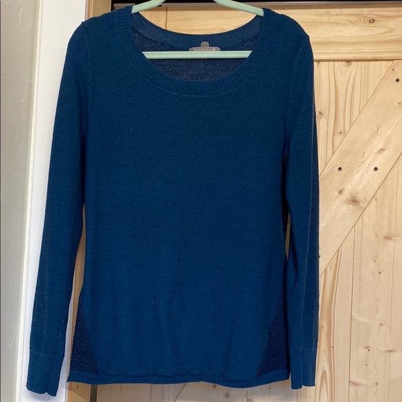 Smartwool Blue Long Sleeve Crew Neck Tee - Picture 1 of 8